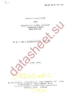 ZU-M1131L1 datasheet  